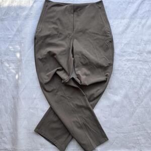 Lululemon  Dress Pants High-Rise Trouser Womens 6 Black Wide Leg  Work Tights